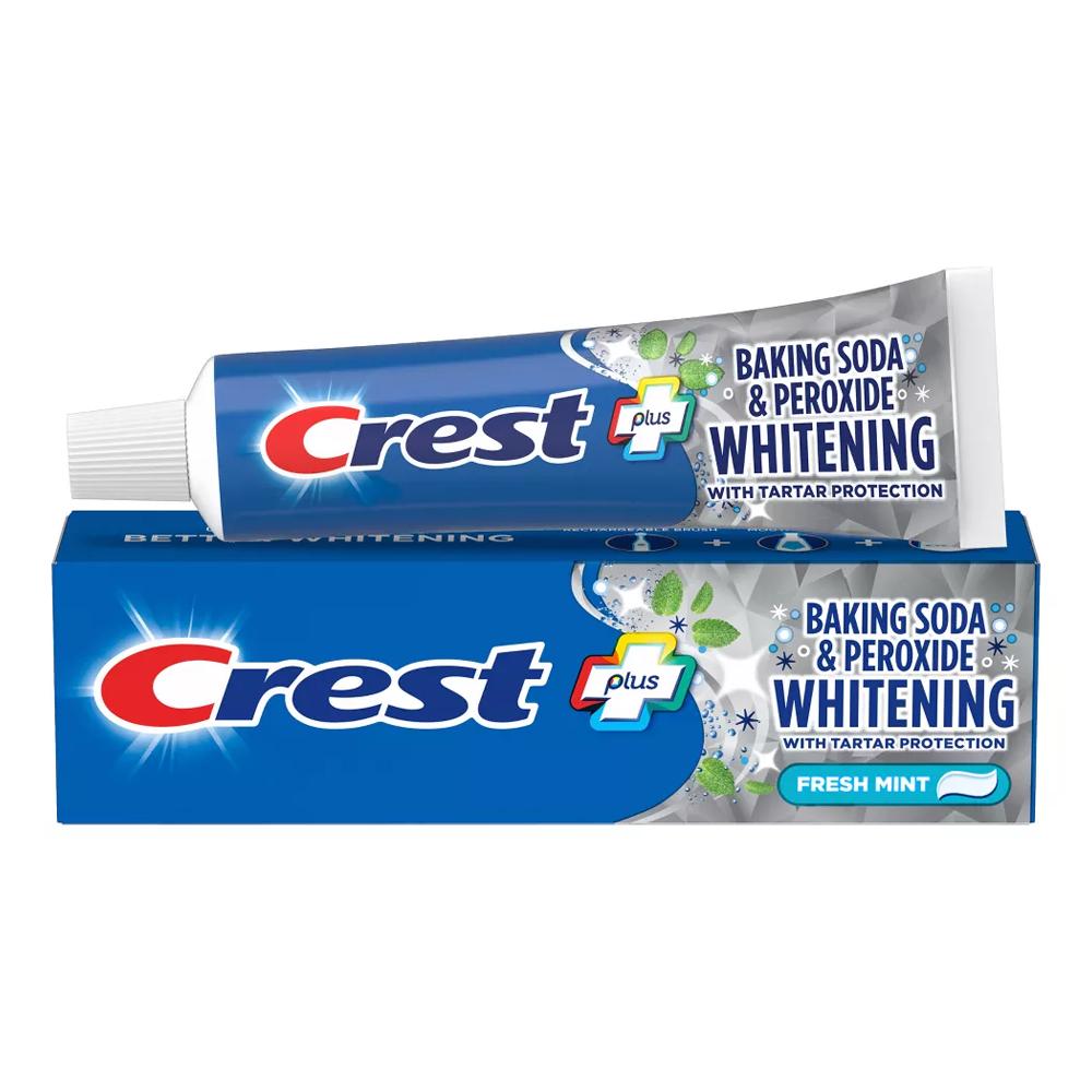 Wybielająca Pasta Do Zębów Baking Soda&Peroxide Fresh Mint Crest 161 G