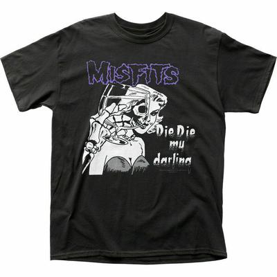 26 Misfits Die Die My Darling T Shirt Mens Licensed Rock N Roll Music Tee New Black Unisex T-Shirt