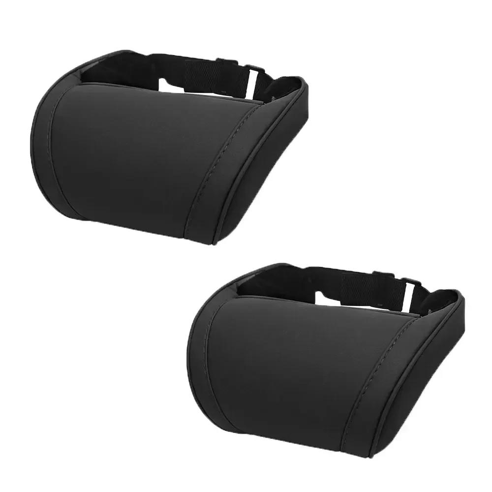Neck Pillow for Tesla Model 3/Y/S/X/3+ Soft Comfortable Cushion Leather Neck Support Car Seat Headrest Car Interior Accessories