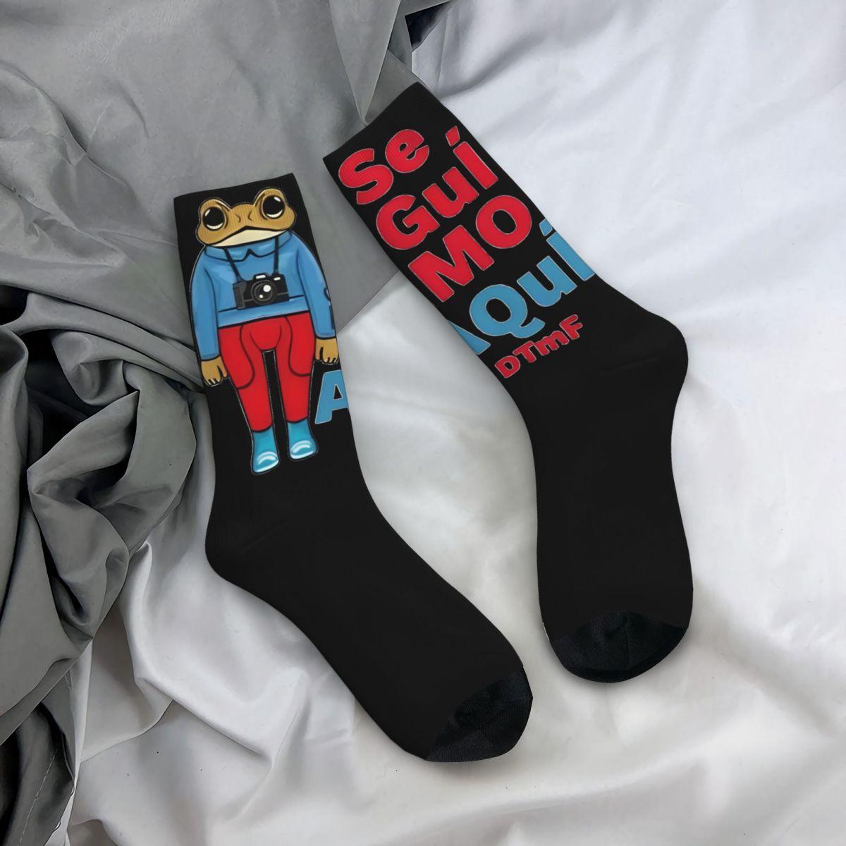 

Повседневные носки Bad Bunny DTMF Debi Tirar Mas Fotos Design Print Socks Весна Осень Зима Удобные носки для бега Пот впитывающие One Size