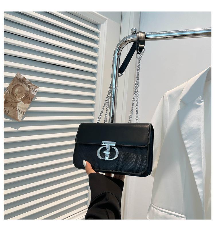 2025 New Trend Retro Light Luxury Portable Small Square Bag Temperament Commuter Quality Chain Casual Shoulder Messenger Bag Women