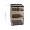 Cup Storage Rack Dustproof Stackable Plastic Clear Cup Organizer Box for Cabinet Desktop Large