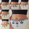 Bohemia Vintage Hollow Out Waist Chain Metal Tassel Ethnic Womens Fashion Accessory For Summer And Fall