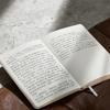 Leather Embroidered Flower Notebook Pattern A5 Butterfly Journal Book Anti-splash Water Time Organizer Schedule Notepad