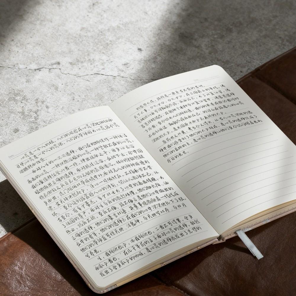 Leather Embroidered Flower Notebook Pattern A5 Butterfly Journal Book Anti-splash Water Time Organizer Schedule Notepad
