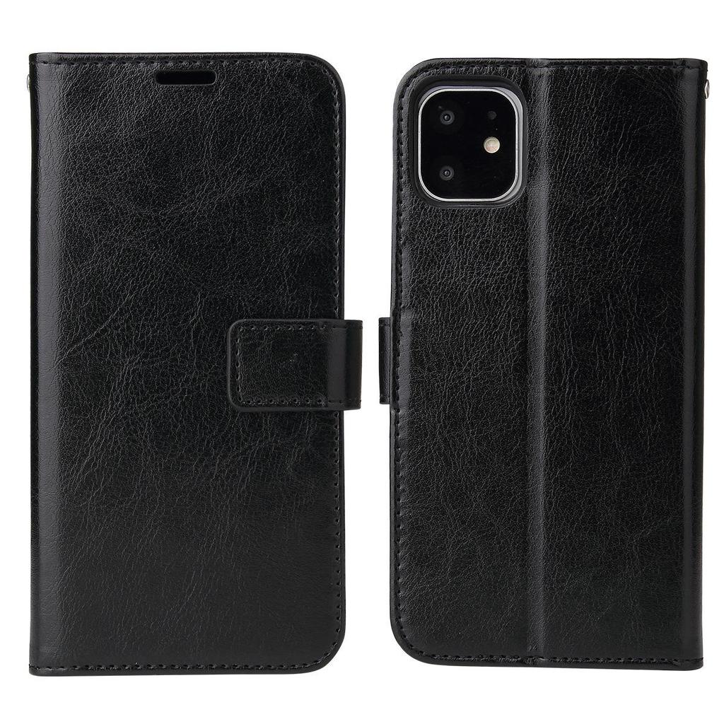 Huawei Enjoy 70X & iPhone 7 Pro Max Case - Crazy Horse Pattern Leather Flip Cover