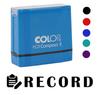 Printtoo Record Self Inking Rubber Stamp Pre-Inked Office Stamp- Home Office Business Stationery, Black- 42 x 9