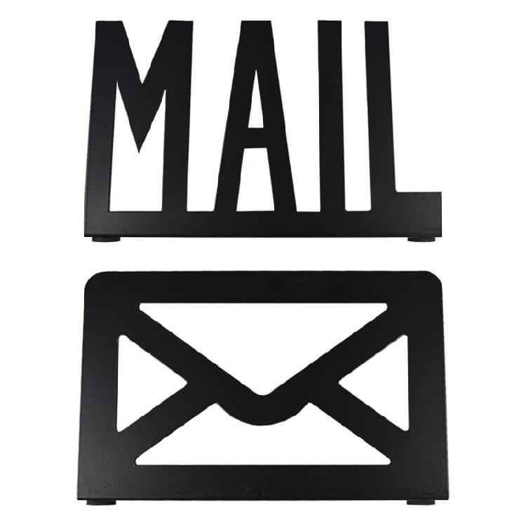 Portable Sturdy Iron Mail Holder for Desk Organization with Thick Sections and Modern Elegant Look Home Organization