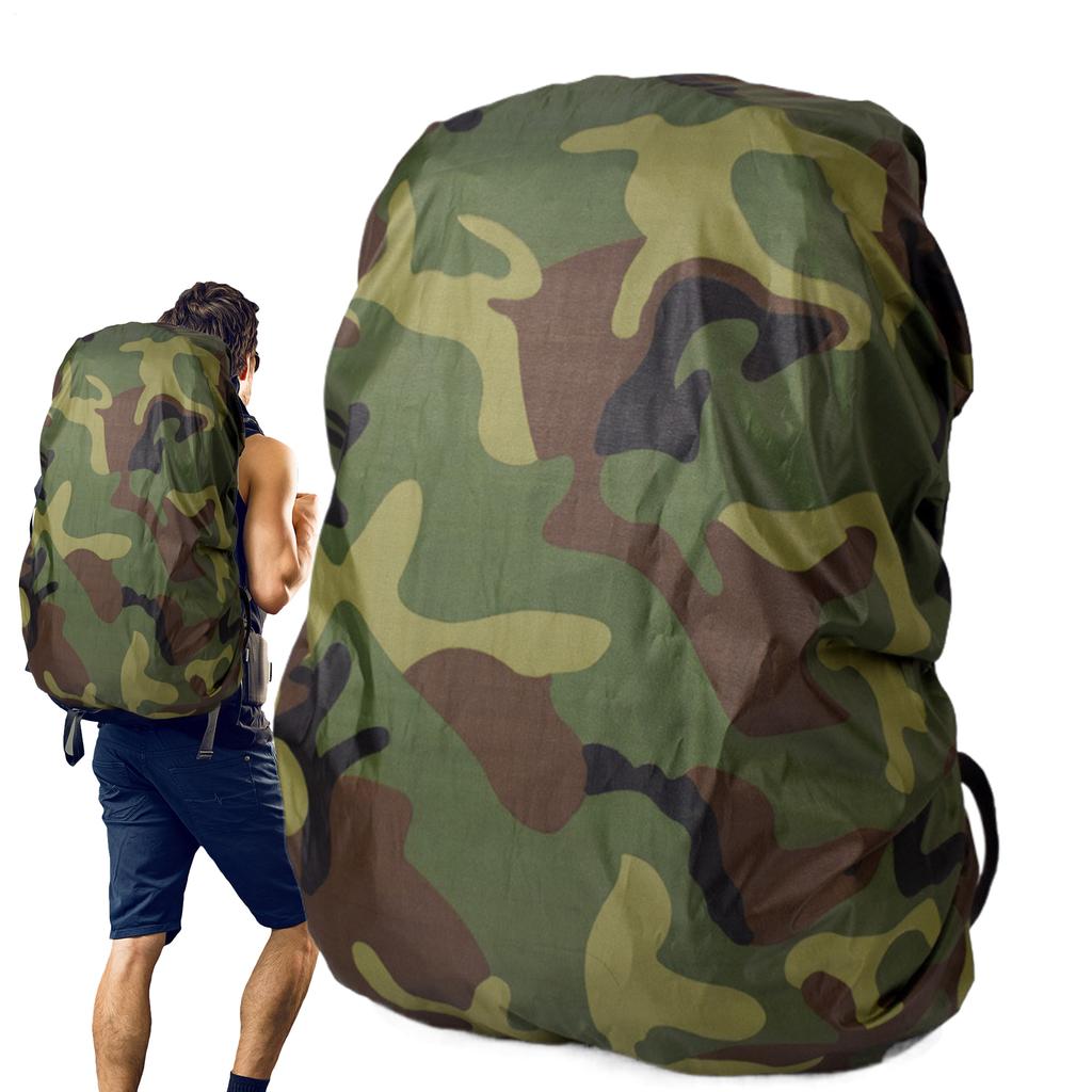 Bike & Hike Rain Cover Waterproof Backpack Protector with Reflective Strips Compact & Tear Resistant for Cycling Hiking
