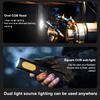 Rechargeable Small Flashlight Camping Flashlights 4 Modes Portable Mini Torch Light Pocket Lantern Flood Work Light With Magnet