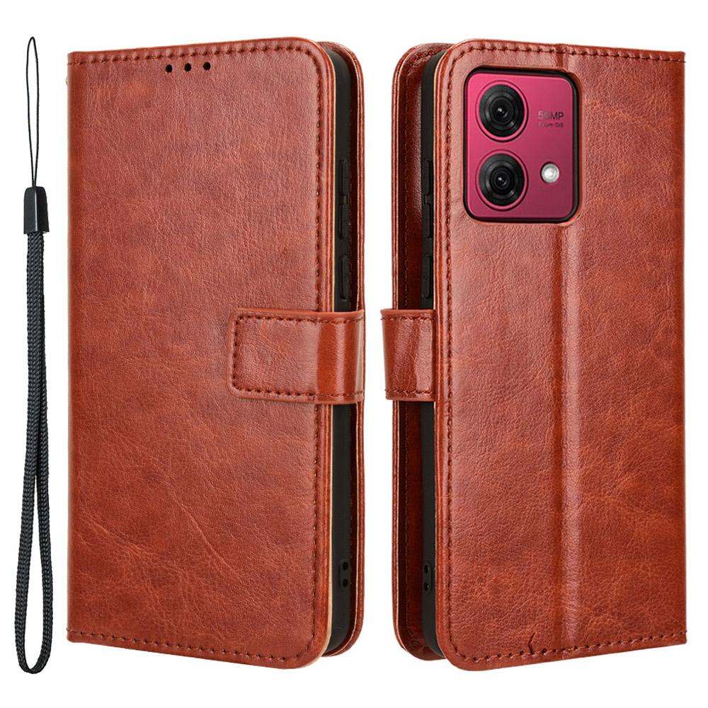 For Motorola Moto G84 5G Case Anti-drop PU Leather Wallet Flip Stand Phone Cover