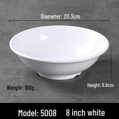 Ruhan 8-inch Melamine Soup & Noodle Bowl (10-pack)