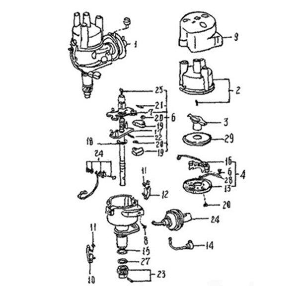 33100-M70F20 33100-77500 Compatible with Suzuki Ignition Distributors