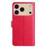 For iPhone 17 Pro Max Wallet Phone Case Stand PU Leather Folio Flip Cover with 8 Card Slot