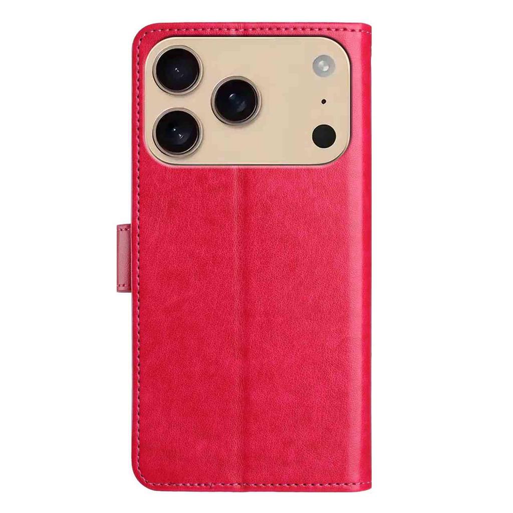 For iPhone 17 Pro Max Wallet Phone Case Stand PU Leather Folio Flip Cover with 8 Card Slot