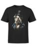 FANTUCCI Sir Barksworth T-Shirt | Dapper Bulldog Tee for Vintage Style | Unisex