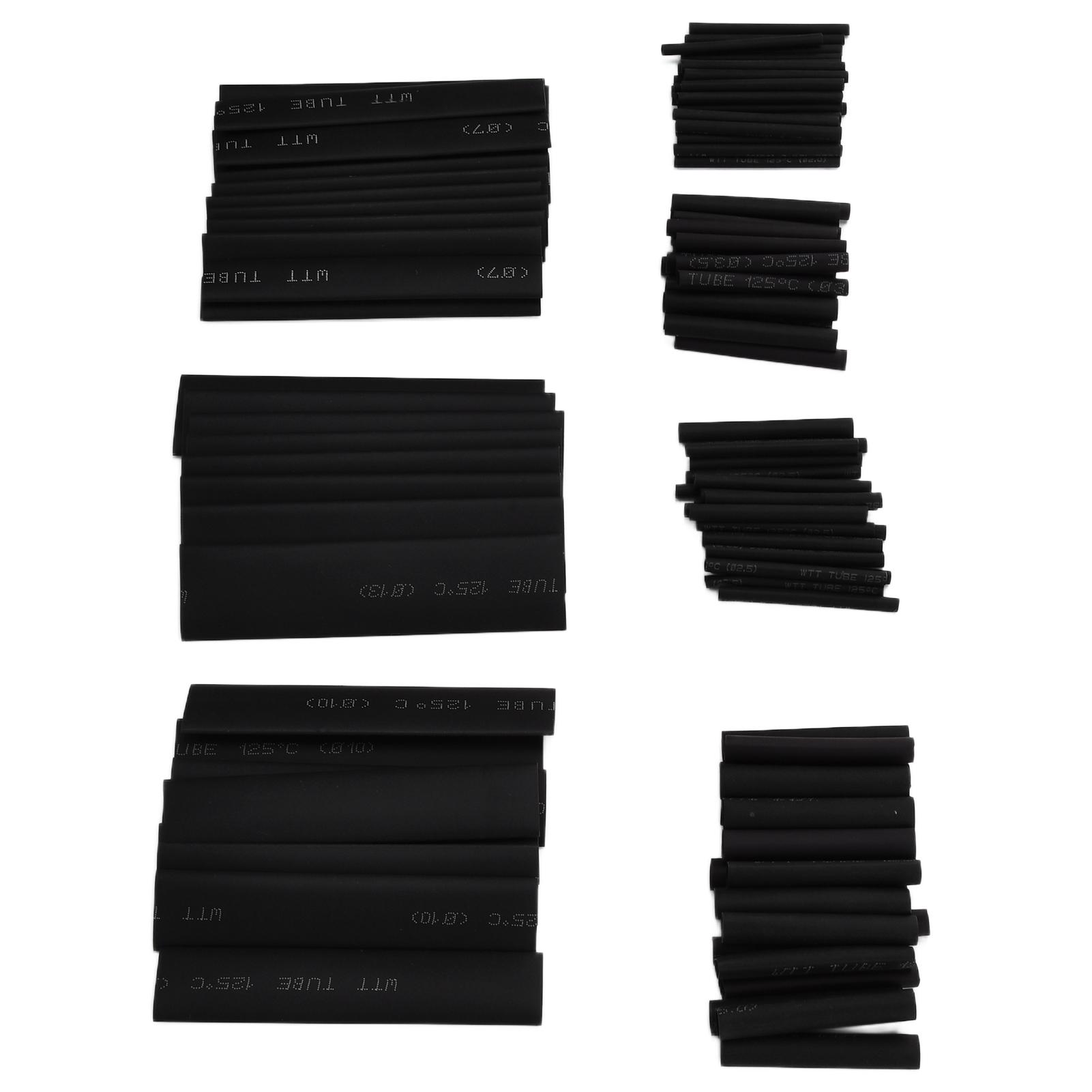 

127 шт. термозбіжної трубки 2:1 комбінований набір термоусадочної електроізоляційної трубки