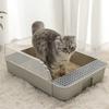 Large Full Semi-Enclosed Cat Toilet, Cat Litter Box, Anti-Sand, Small Size, Large, Full, Supplies