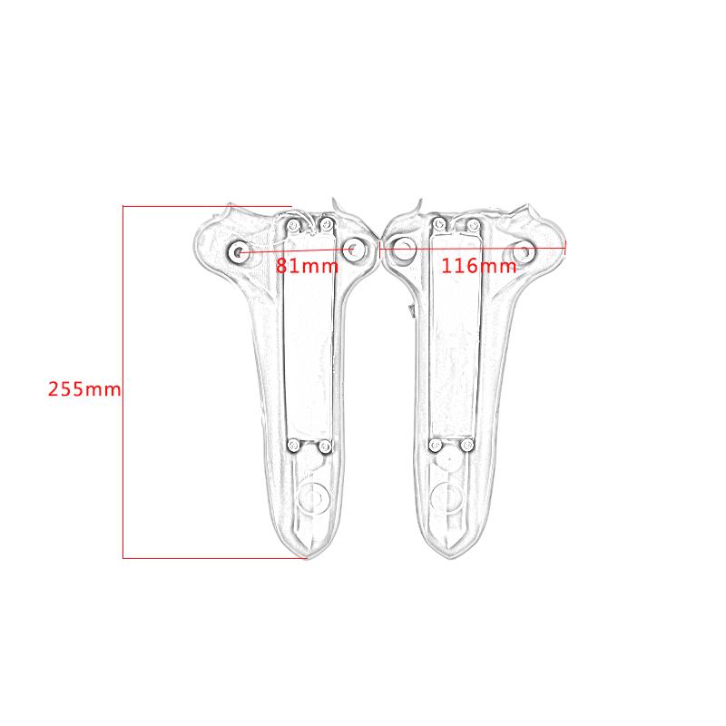 Front Lower Fork Leg Slider Cover Motorcycle LED Light Blinker For Harley FLHR FLHTK FLHX 2014-2026 Touring Electra Road King