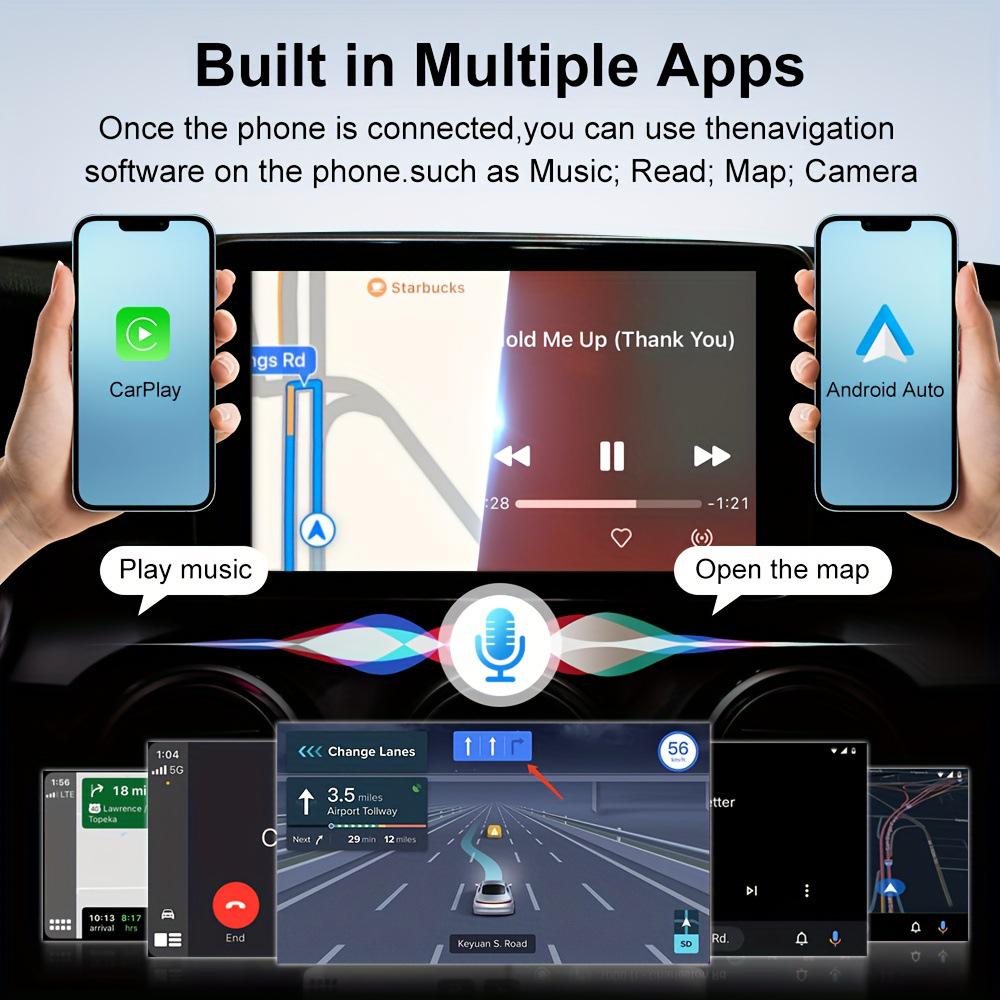 2-in-1 Wired to Wireless CarPlay & Android Auto Adapter