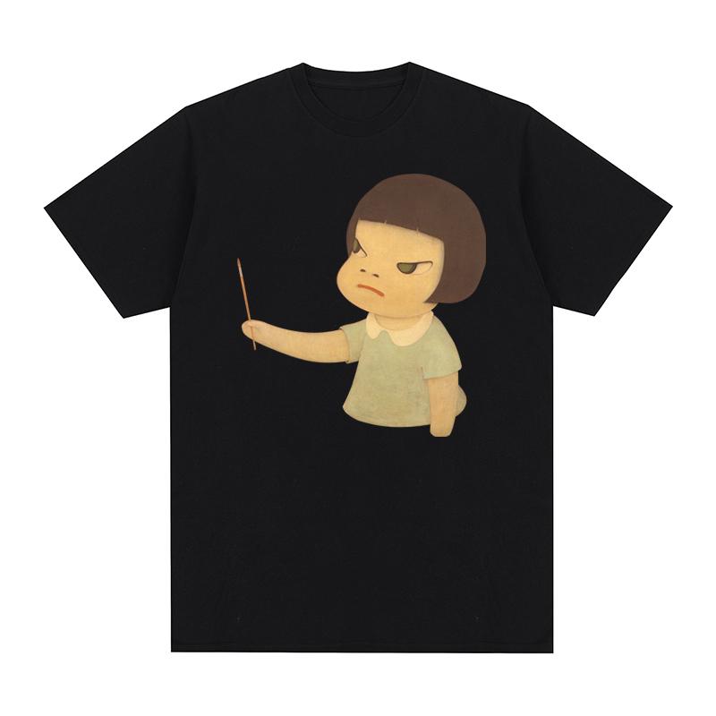 Yoshitomo Nara Nowa 2026 Vintage Koszulka Moda Streetwear Impreza Bawełna Męska Koszulka Nowa Koszulka Koszulka Damskie Topy
