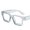 Thick Edged Square Computer Glasses Anti Blue Light Vintage Oversized Eyewear for Women Men Colorful Optical Frames