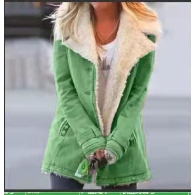 

Женская осенне-зимняя бархатная теплая хлопковая куртка с длинными рукавами 5XL