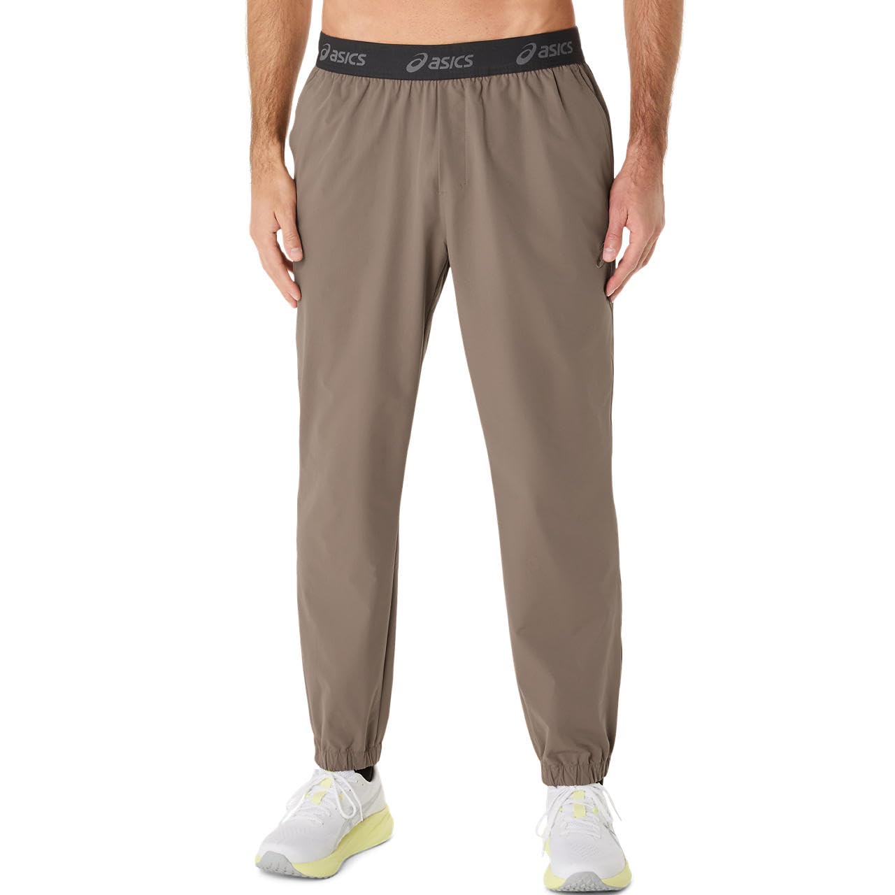 

Training Wear Double Weave Pants 2031E907 Unisex Adult 020 XL [Asics] (Taupe Gray)