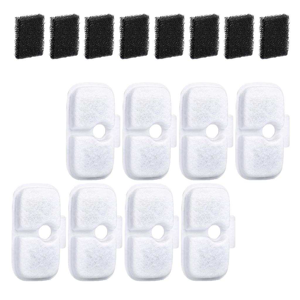 Set of 4 Replacement Filter for Automatic Pet Fountain Cats Water Fountain Water Source for Kittens Water Dispenser