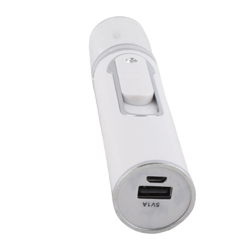 Portable Nano Facial Mister Mini Facial Steamer USB Rechargeable Mist Humidifier with 30ml Visual Water Tank for Face