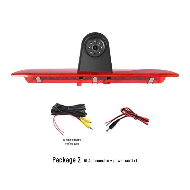 Ford Transit High-Mount Brake Light Camera: Waterproof, Night Vision, HD Rearview & Reversing Function.