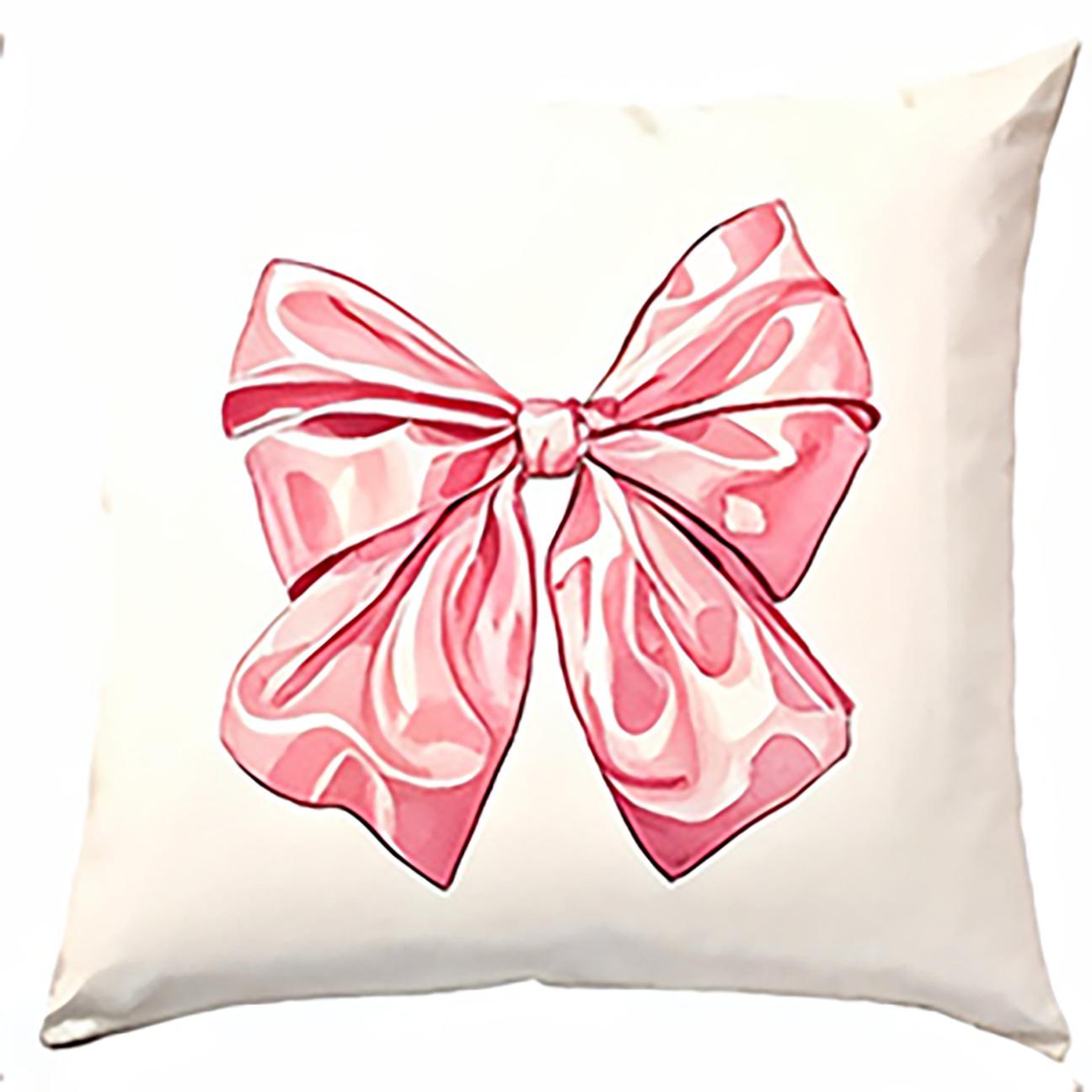 

Синьо-рожева наволочка з вишнями та бантом для домашнього декору - Спальня, Вітальня, Наволочка для диванної подушки Bow Pillowcase x16