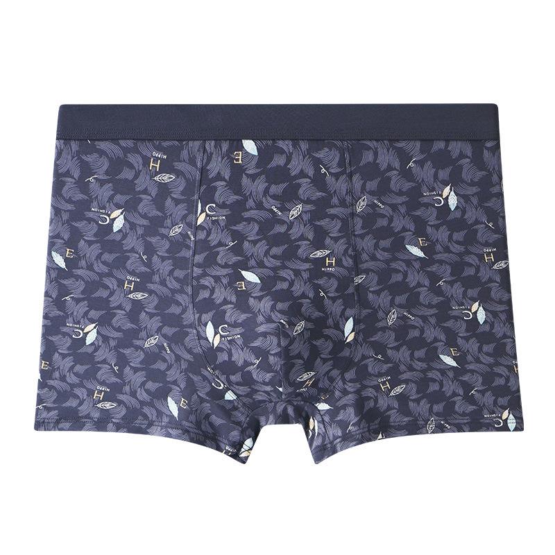 

Men s Underwear Cotton Plus Size Loose Flat Corner Pants Fat Youth Four Corner Pants XL темно-сірий колір