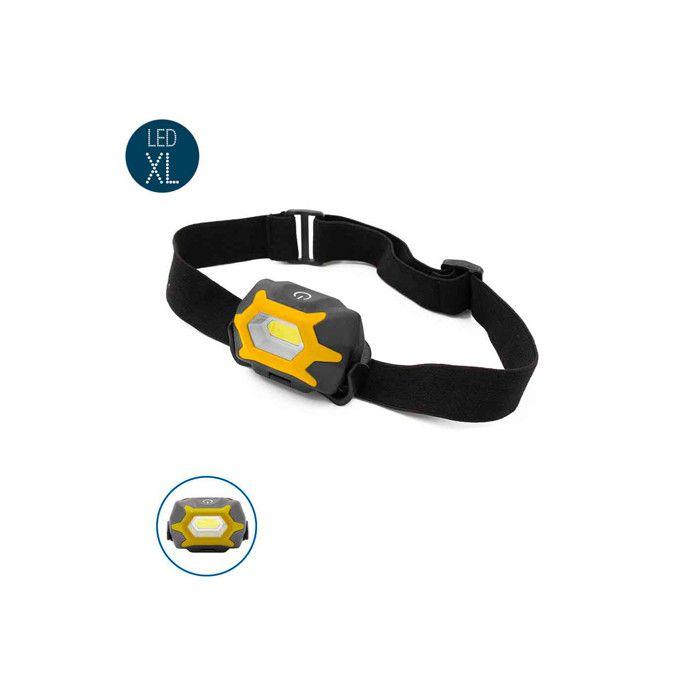 Lampe frontale. Frontale. 1 LED 1W 120Lm 3XAAa (Piles Incluses). [E3-36385]