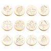 Fruit Plant Series Sealing Wax Stamp Wax Seal Stamp for Invitations Cards Decor