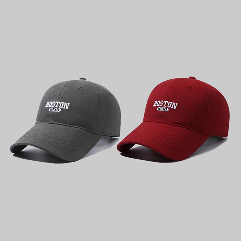 Korean  Baseball Cap Men Women Embroidered Letters Hat Sunscreenhat