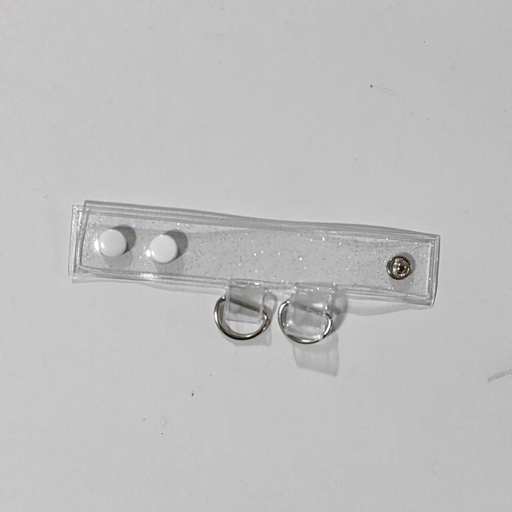 1pcs New PVC Bag Strap Extension Buckle Transparent Bag Strap Clip Snap Clasp Clip Luggage Accessories