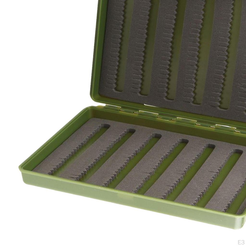 Double Sided Fly Box Hooks Case Portable Streamer Container Organizer