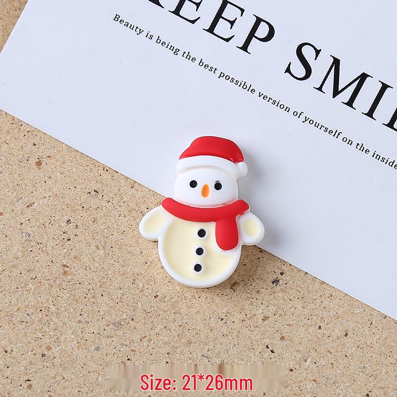 Popular Cartoon Santa & Reindeer DIY Resin Ornaments: Car Decor, Hair Clip, Phone Case Accessories