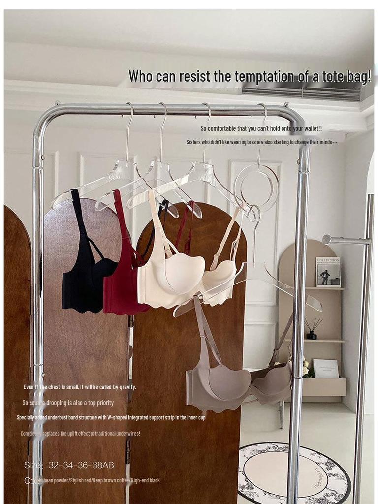 חזייה תחרה חלולה ללא תפרים 2023: מעצים חזה קטן עם תמיכת קאפ