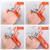 Strong Adjustable Spanner Device 30mm Jaw Capacity Slip Resistant Grip For Bathroom Household Repairs Kitchen Pipe Fixes