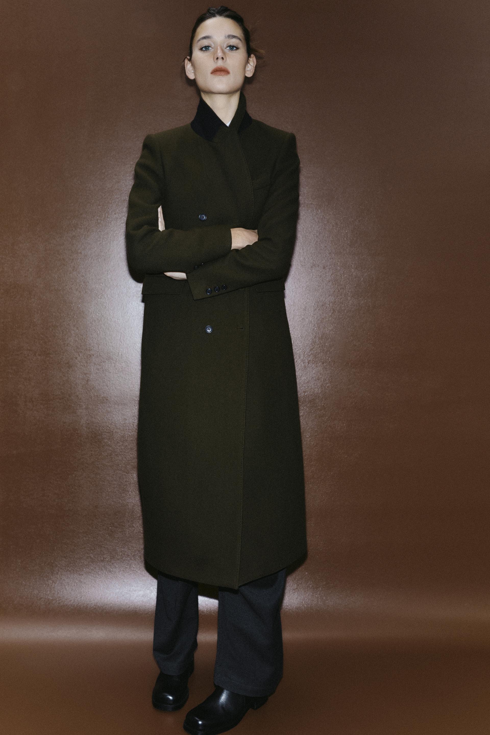 

ZW COLLECTION ПАЛЬТО ИЗ ШЕРСТИ MANTECO