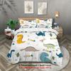 Dinosaur Three-Piece Bedding Duvet Cover Quilt Cover