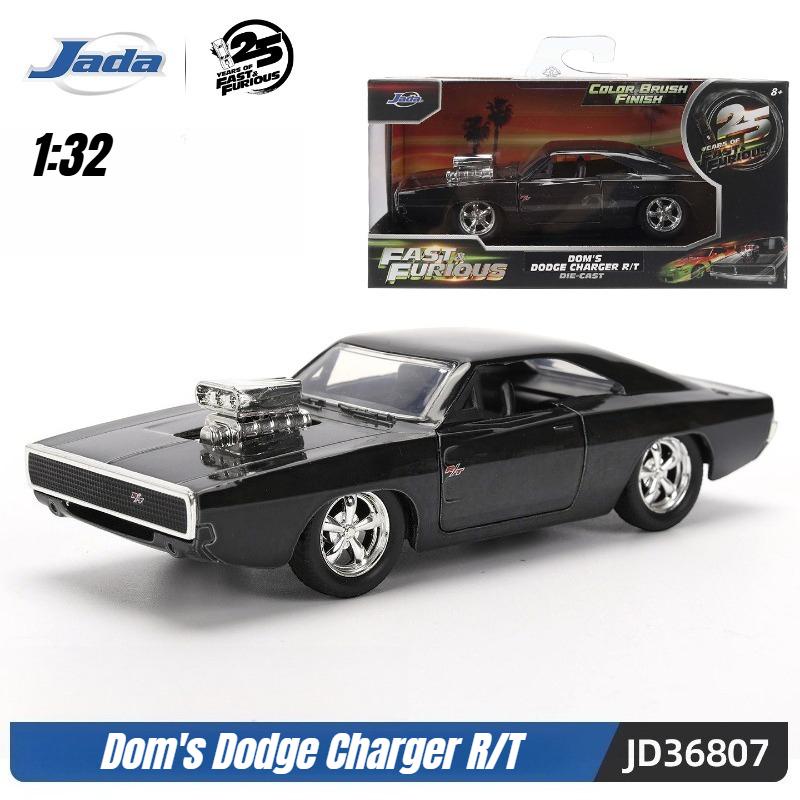 Jada 25th 1:32 Fast & Furious Alloy Car Model,Mitsubishi Eclipse Totota Supra Dodge Charger Honda S2000,Collection Gift Toy Toys