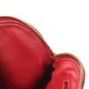 Used YVES SAINT LAURENT Handbag Leather Red Used Women