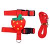 Rabbit Harnesses Small Animal Harness and Leash Set No Escape Adjustable Cute Costume for Hamster Bunny Guinea Pig