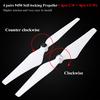 8Pcs/Set Cw Ccw Self-Locking Propellers Quadcopter Blade For 1/2/3/3Pro/Fc40/E300