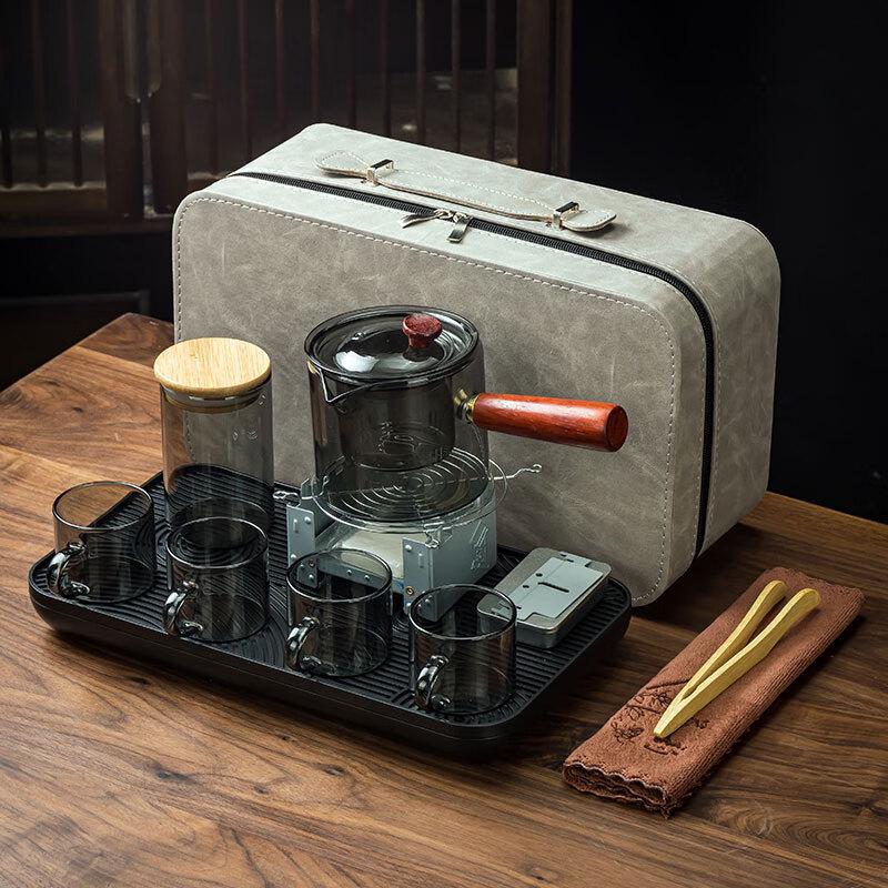 Naijiang Coarse Pottery Portable Travel Tea Set