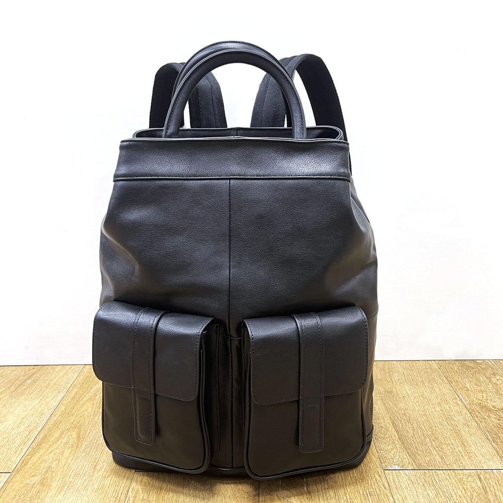 Black Large Backpack Simple Casual Men'S First Layer Cowhide Backpack Business Travel Computer Backpack