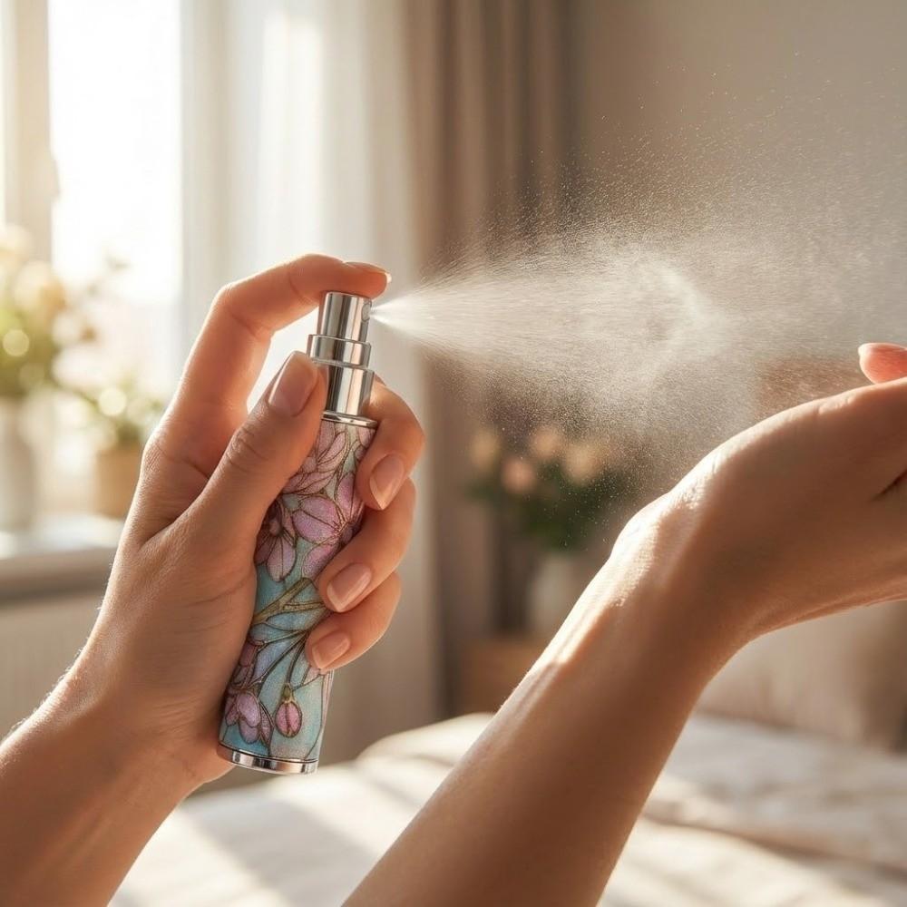 Pusta Mini Butelka na Perfumy 10ml Puste Pojemniki Kosmetyczne Nowa Butelka z Atomizerem